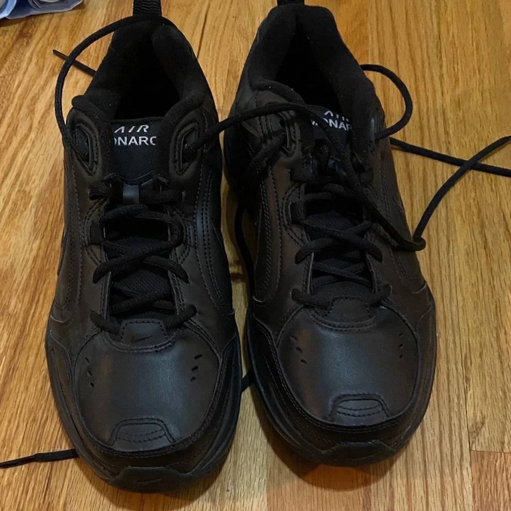 Nike Air Monarch Men's Black Athletic Shoes